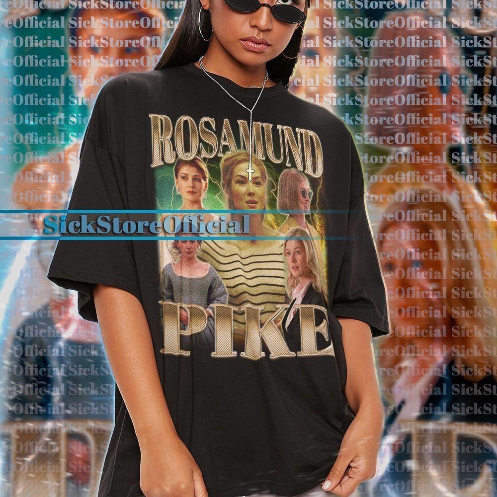 Rosamund Pike Vintage Vuitino Shirt